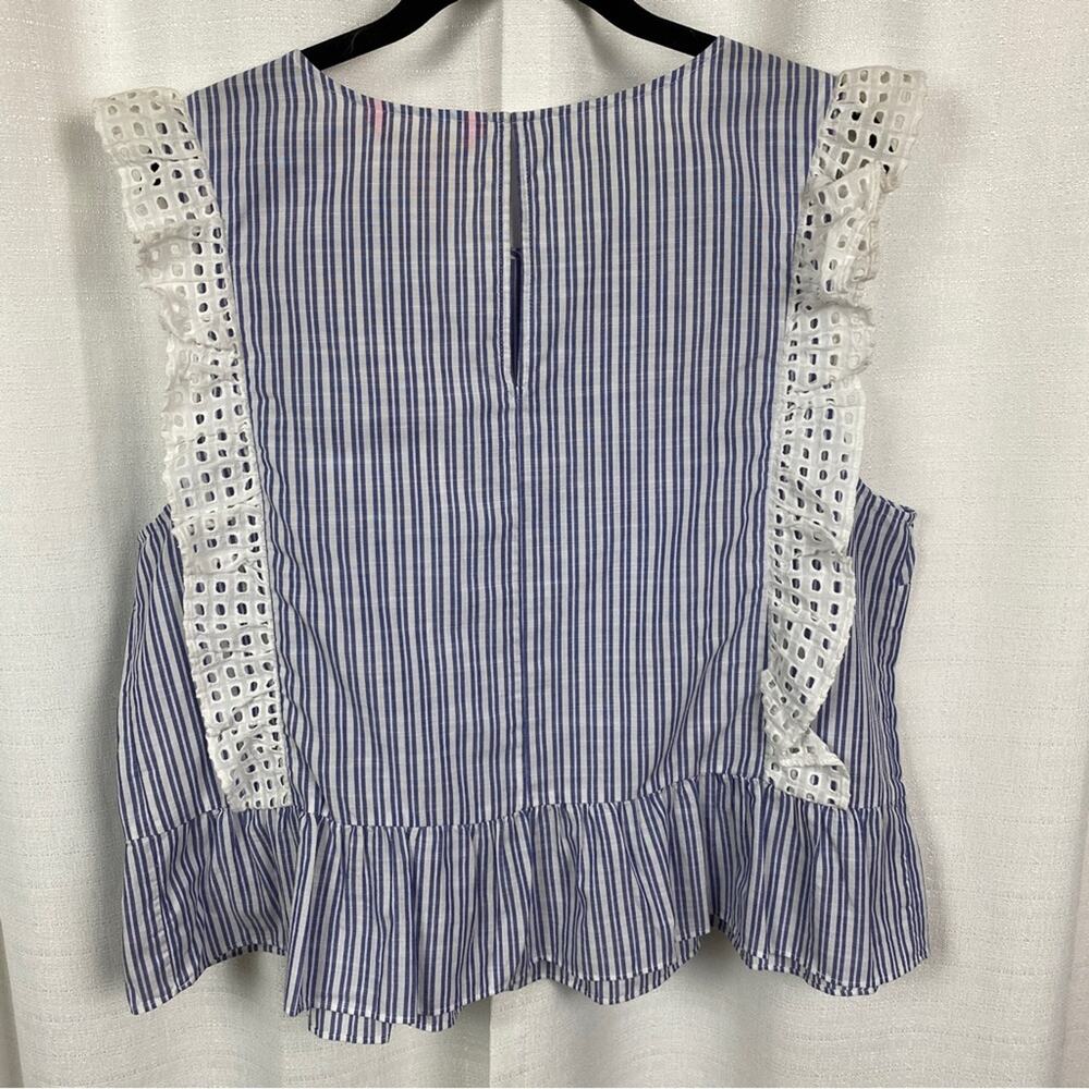 Lilly Pulitzer Blue Thistle Ellis Top Sz.XL NWT - Picture 8 of 12